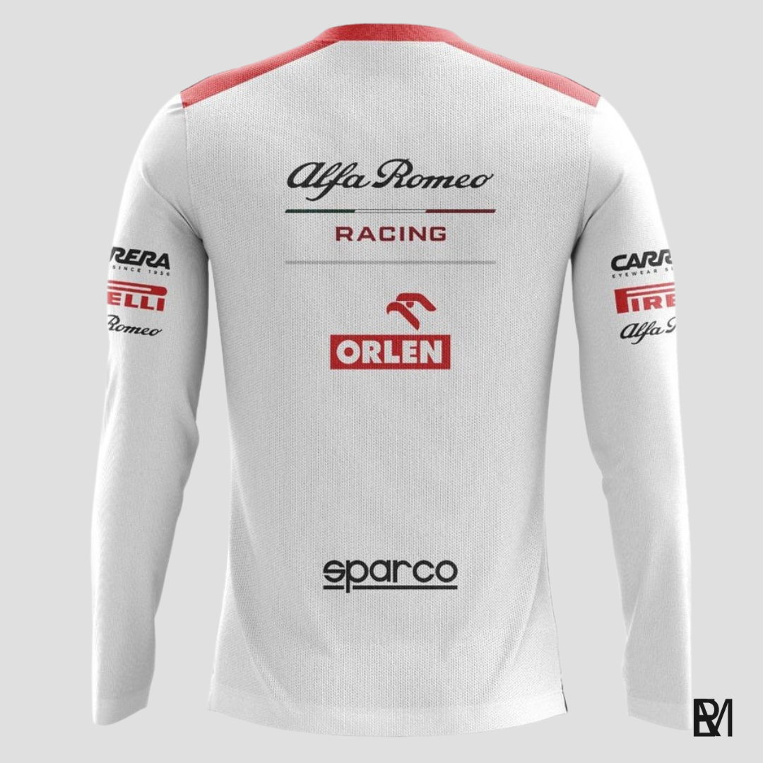 Fórmula1 - Alfa Romeo - manga longa