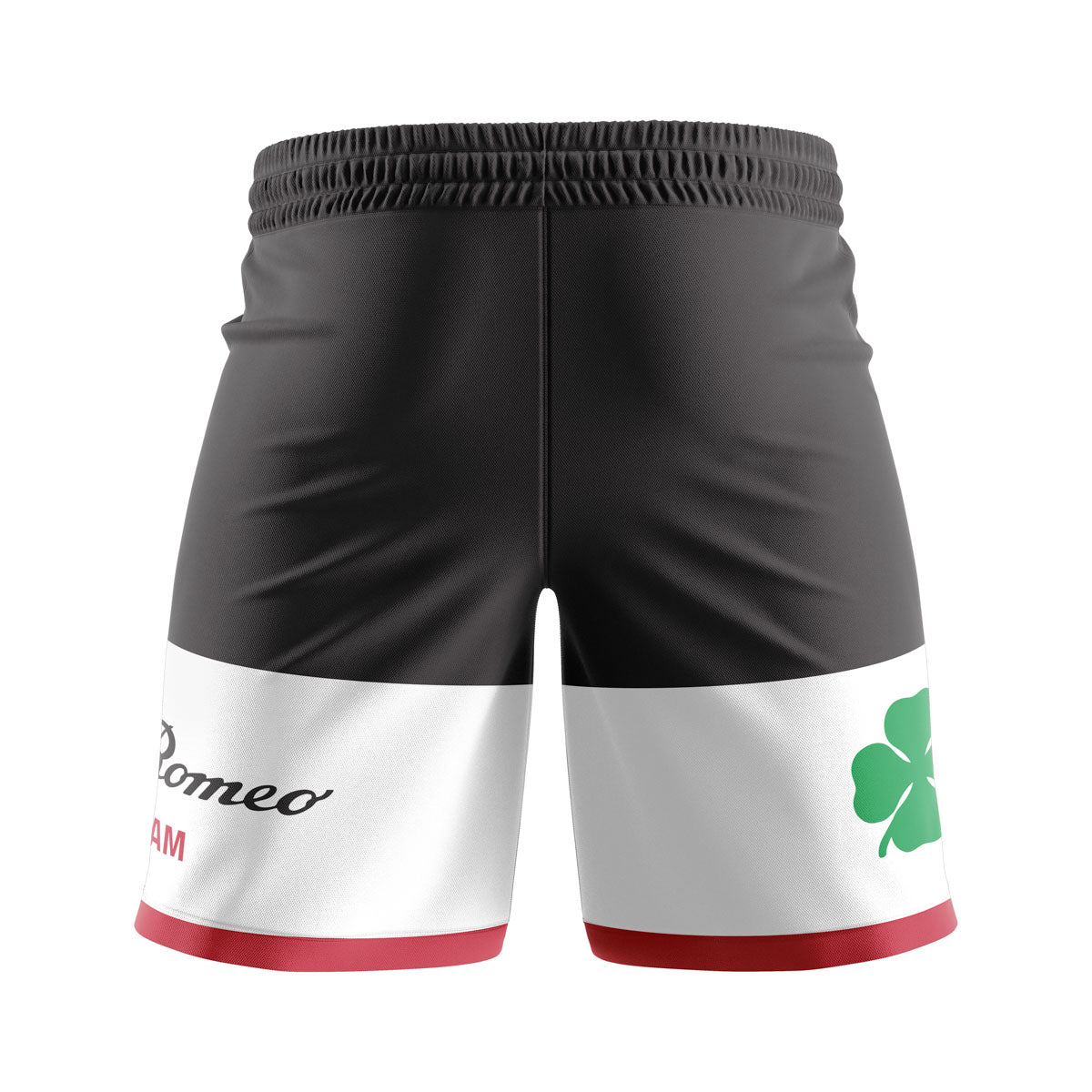 Fórmula 1 - Short - Alfa Romeo - preto e branco