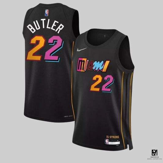 NBA Jersey - Miami Heat (preta) - Butler