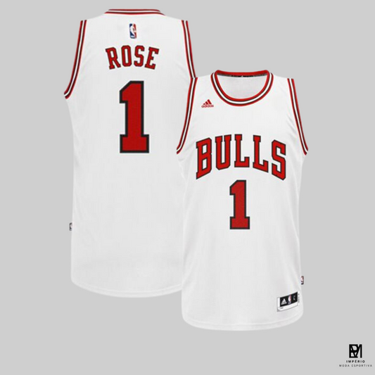 NBA Jersey - Chicago Bulls (branca) - Rose